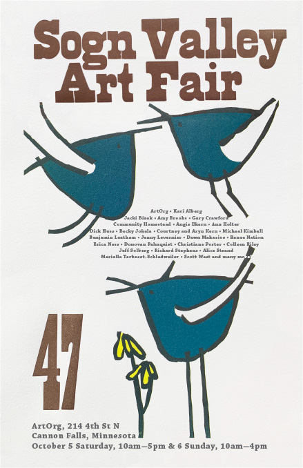 Sogn Valley Art Fair 47 poster